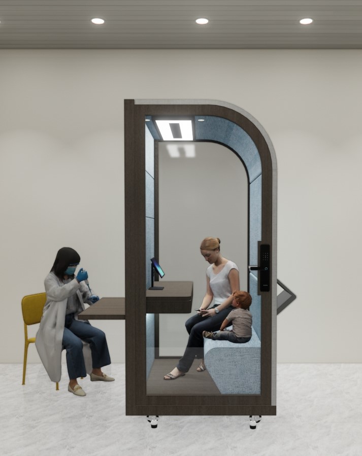 POD health screening station
